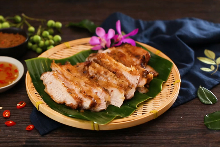 Thịt heo nướng mật ong