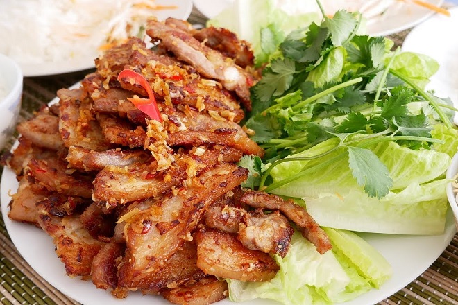 Thịt heo rang muối ớt